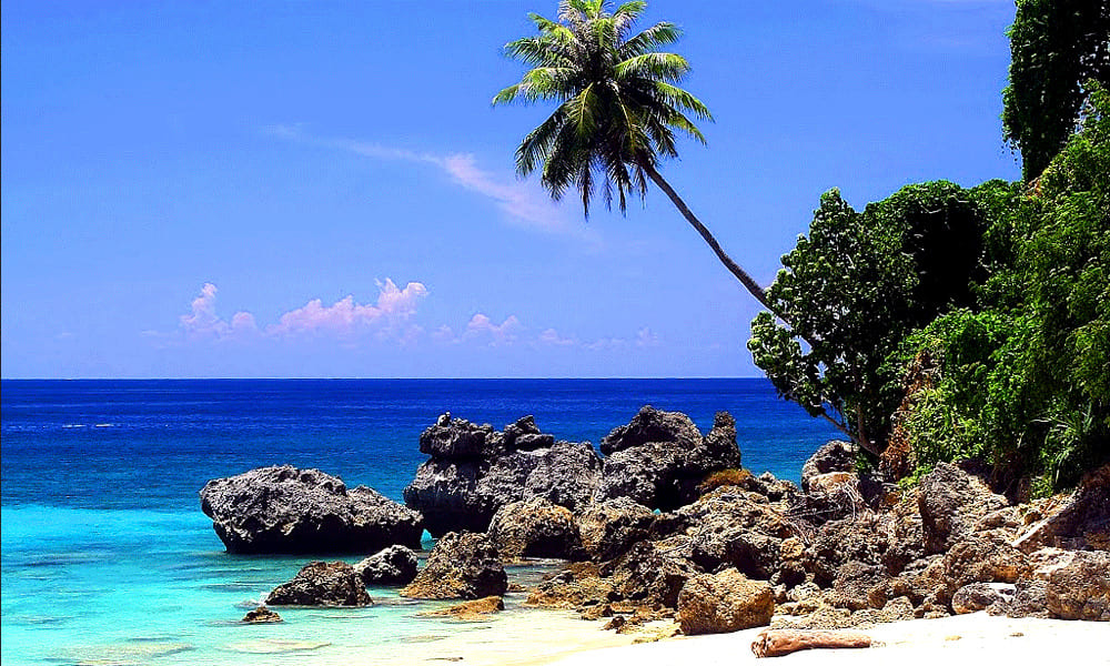 Keindahan Pantai Samur Dari NTT